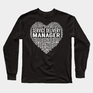 Service Delivery Manager Heart Long Sleeve T-Shirt